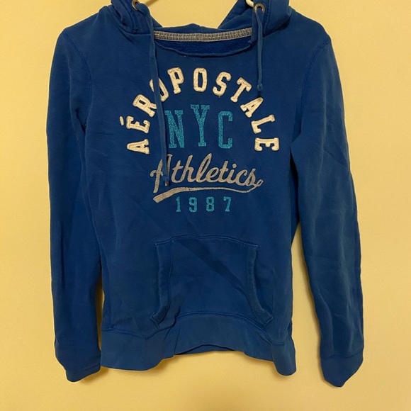 Aeropostale Tops - Aeropostale Blue Athletics Sweatshirt